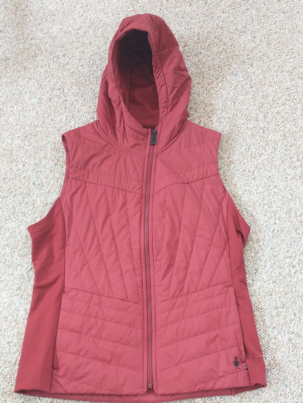 SMARTWOOL Smartloft Hooded Vest Size Large